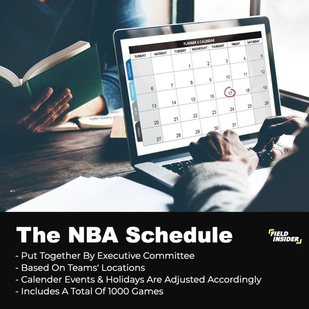 NBA teams Play each other in NBA Schedule