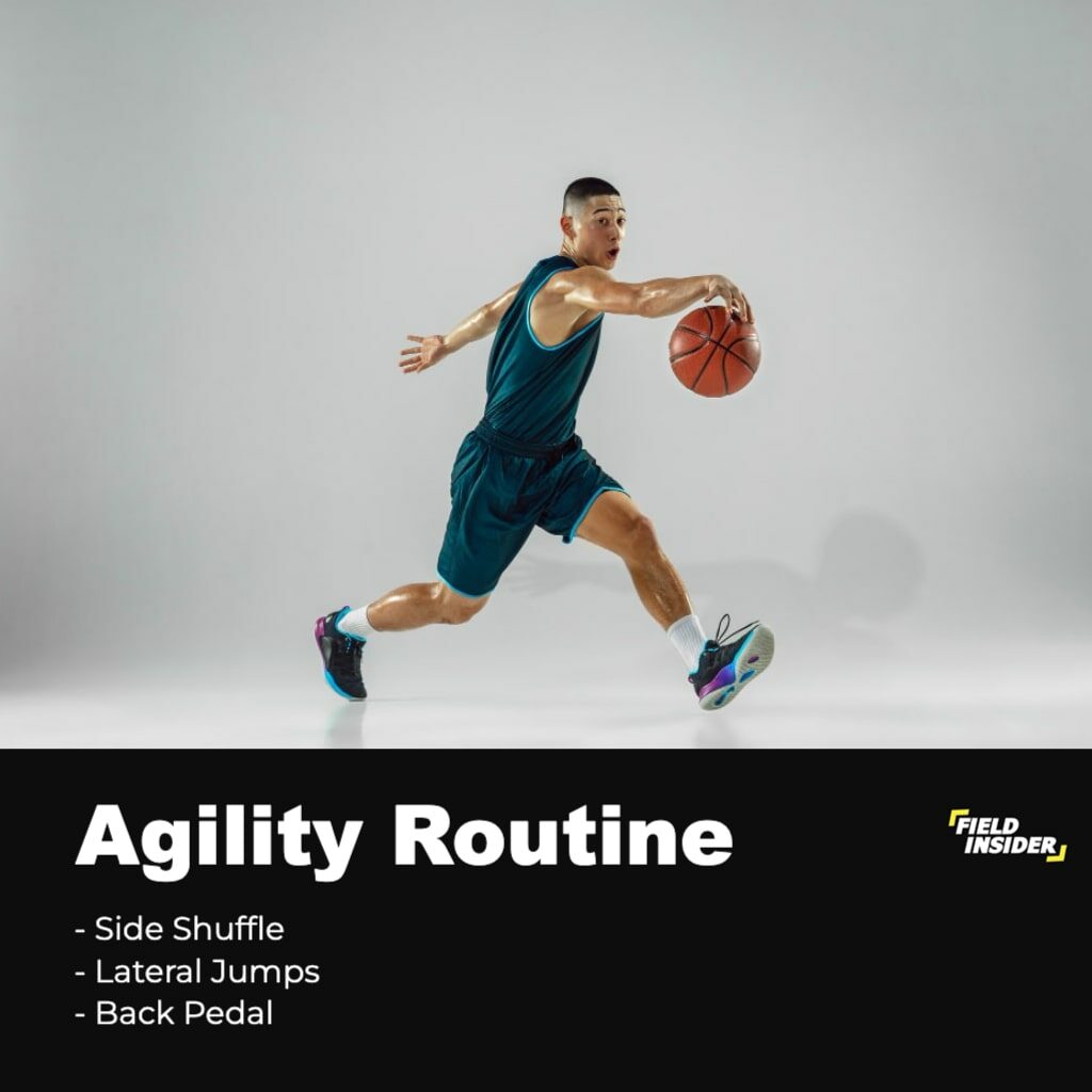agility routine in basketball drills