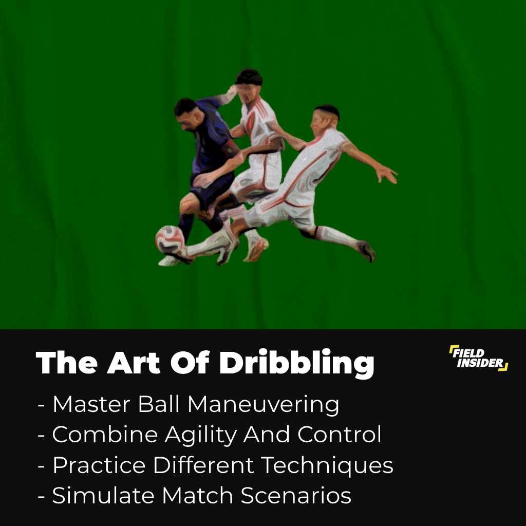 dribbling in football