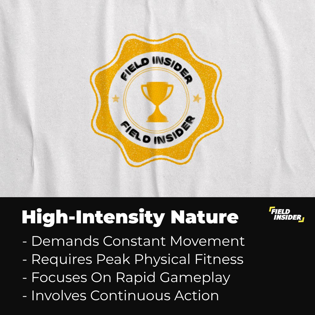 high intensity of football