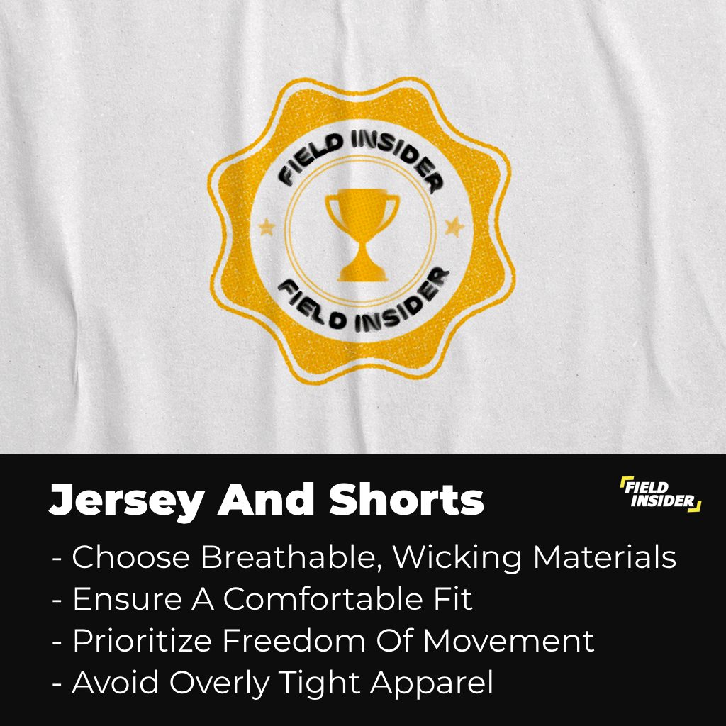 JERSEYS AND SHORTS: MATERIAL AND FIT CONSIDERATIONS