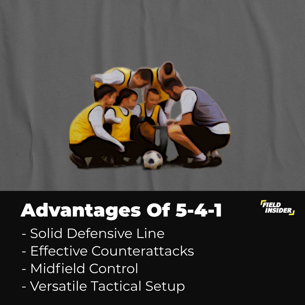 advantages of 5-4-1 formation