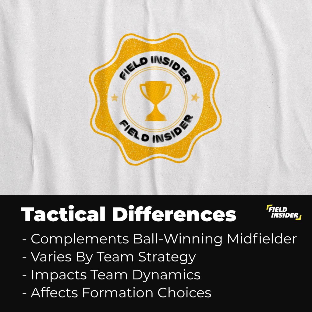 differences of ball playing and deep lying midfielders in soccer