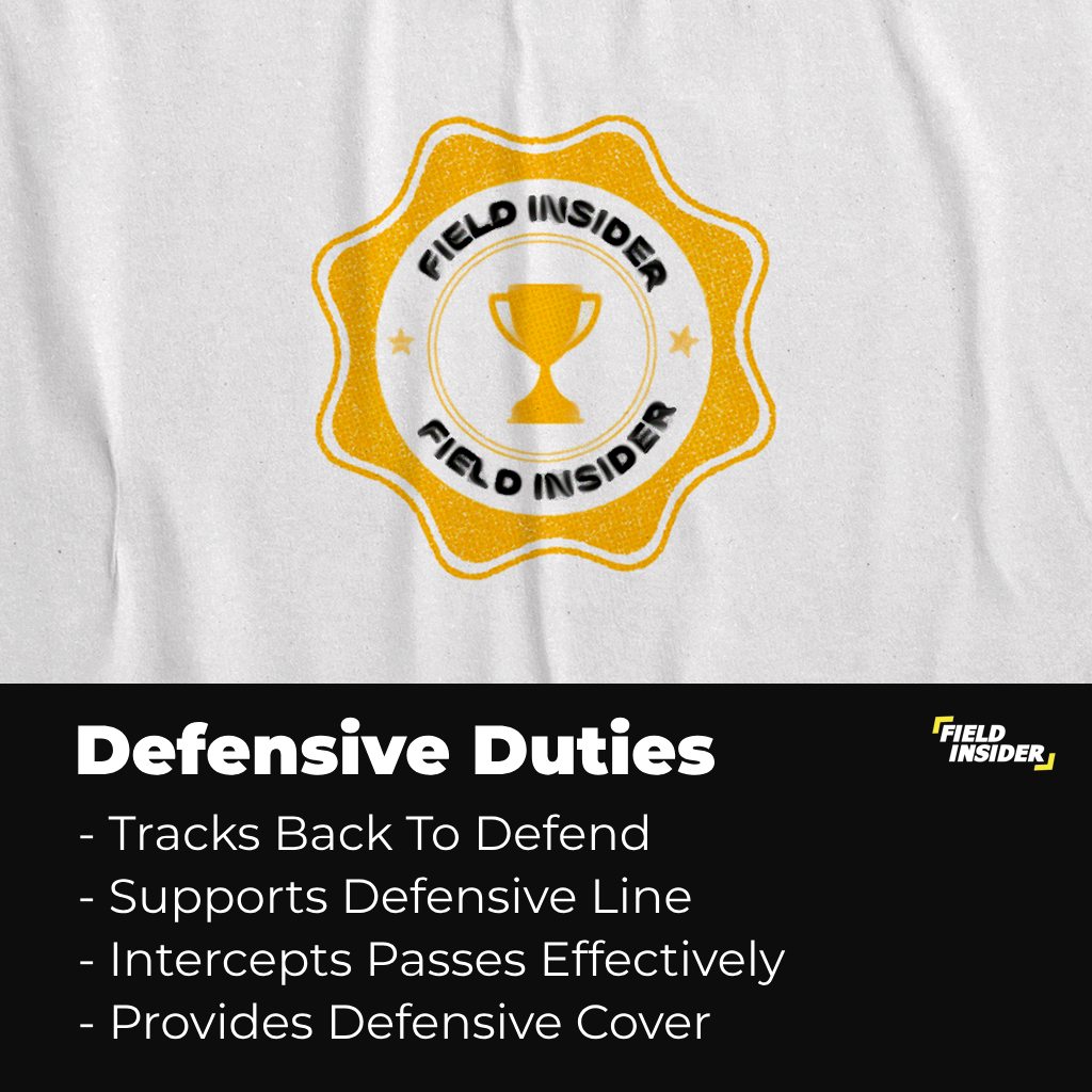 defensive duties of midfielder