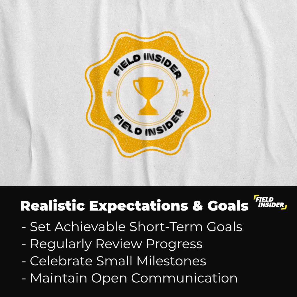 set realistic goals