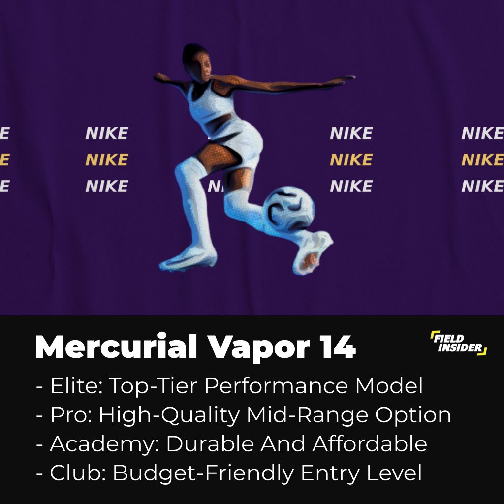 Types of The Nike Mercurial Vapor 14